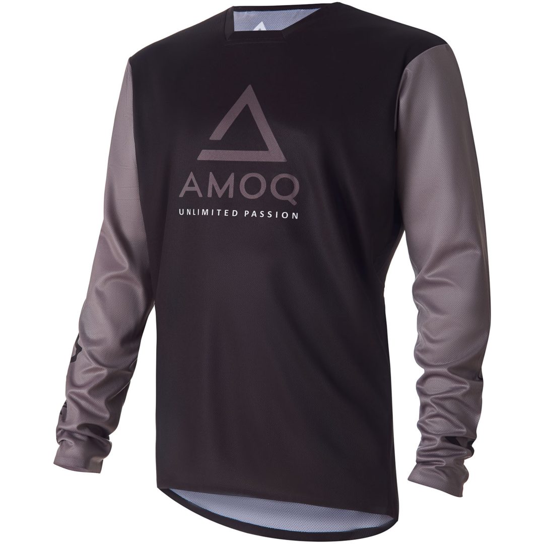 Crosströja Ascent Comp Svart Grå AMOQ s