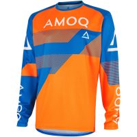 Crosströja Ascent Strive V2 Orange Blå AMOQ