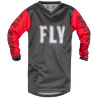Crosströja Barn F-16 Grå/röd FLY RACING