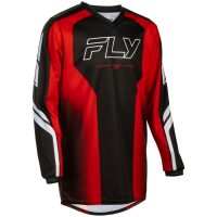 Crosströja Barn F-16 Raze Svart Röd Vit FLY RACING
