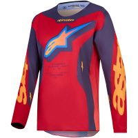 Crosströja Barn Fluid Hunt Röd Korall Alpinestars