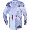 Crosströja Barn Fluid Lone Vit Röd Kamouflage Alpinestars s – miniatyr 2