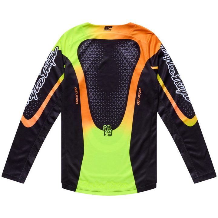 Crosströja Barn GP Pro Aura Svart Gul TROY LEE DESIGNS yxs – bild 4