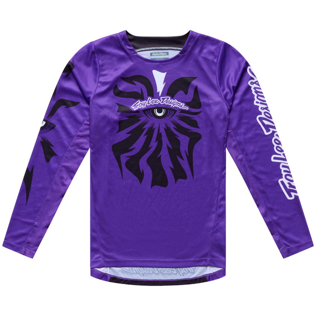 Crosströja Barn GP Pro Cyclops Svart Lila TROY LEE DESIGNS yxs