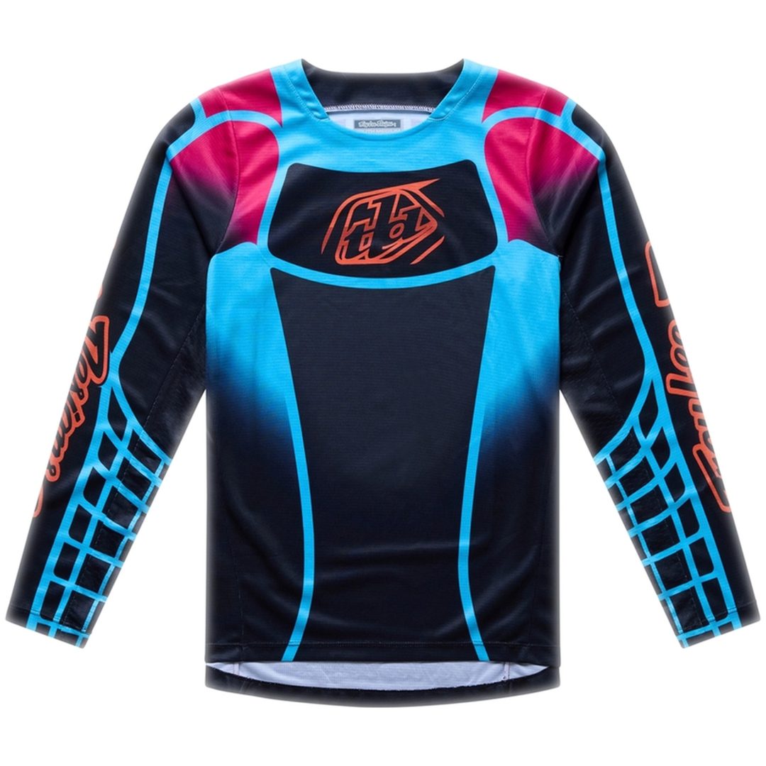 Crosströja Barn GP Pro Framework Svart Blå TROY LEE DESIGNS yxs