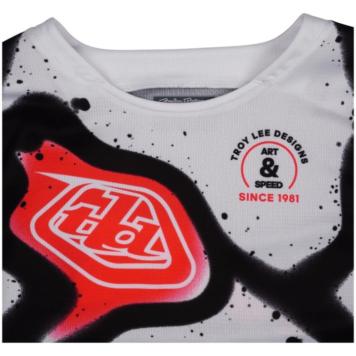 Crosströja Barn GP Pro Membrane Vit/Röd TROY LEE DESIGNS XS Barn – bild 3