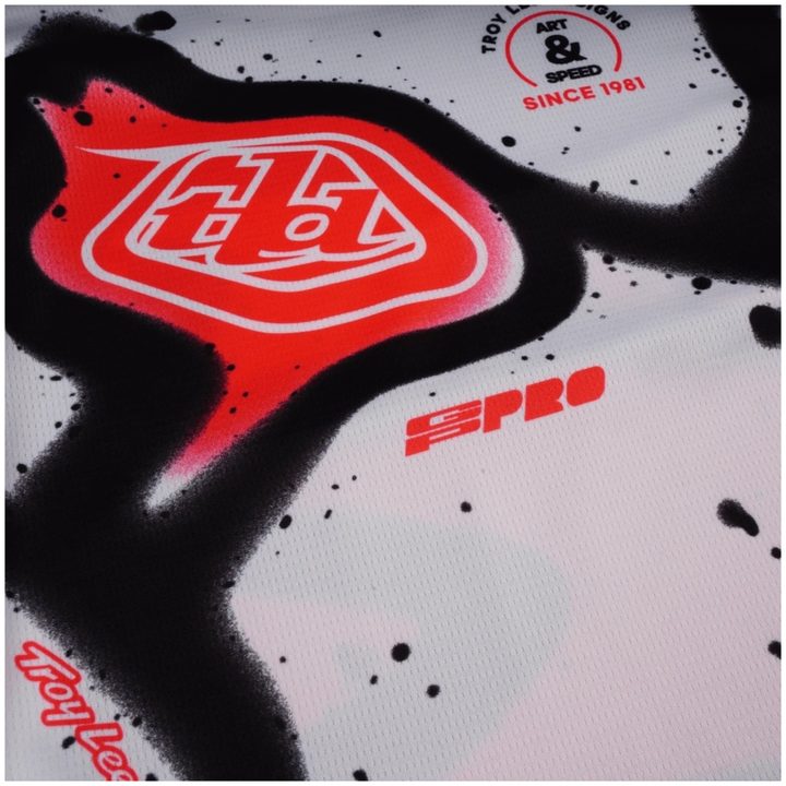 Crosströja Barn GP Pro Membrane Vit/Röd TROY LEE DESIGNS XS Barn – bild 4