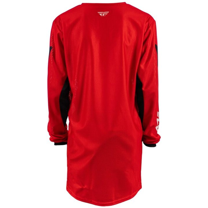 Crosströja Barn Kinetic Mesh Röd Svart Vit FLY RACING ym – bild 2