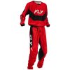 Crosströja Barn Kinetic Mesh Röd Svart Vit FLY RACING ym – miniatyr 3