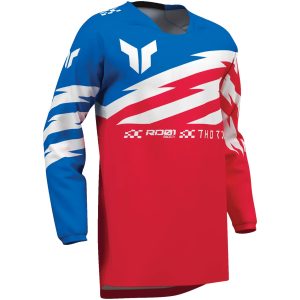 Crosströja Barn Launchmode Shockie Blå Röd THOR