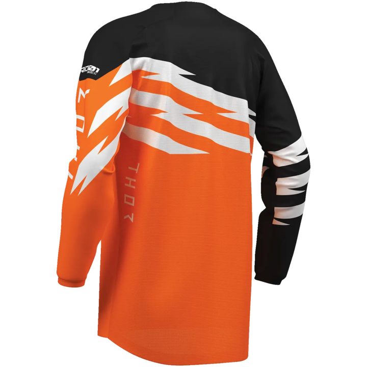 Crosströja Barn Launchmode Shockie Svart Orange THOR 2XS – bild 2