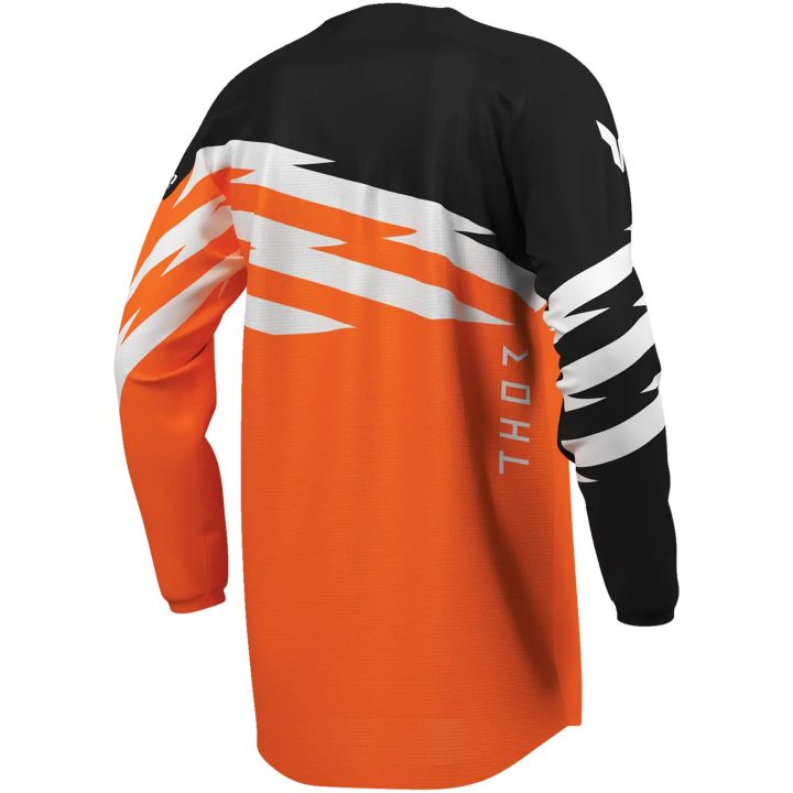 Crosströja Barn Launchmode Shockie Svart Orange THOR 2XS – bild 3