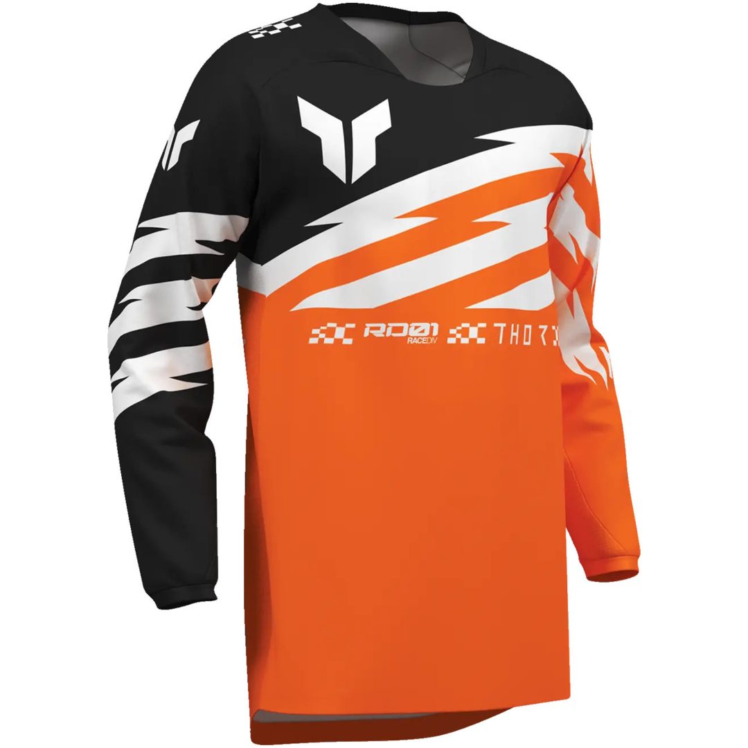 Crosströja Barn Launchmode Shockie Svart Orange THOR 2XS