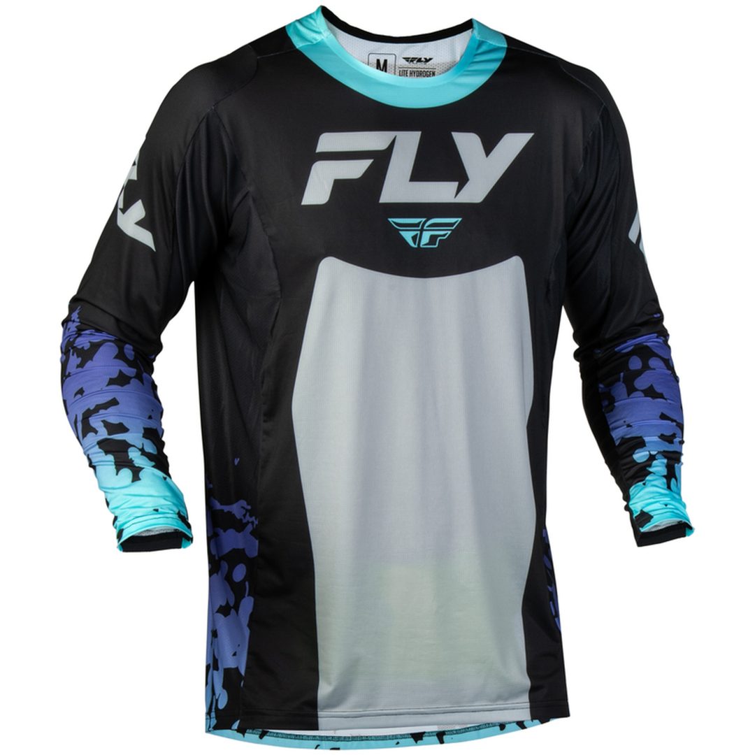 Crosströja Barn Lite Flake Svart Grå FLY RACING yl
