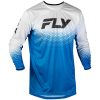 Crosströja Barn Rayce Sonar Blå Vit Svart FLY RACING Ys – miniatyr 1