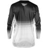 Crosströja Barn Rayce Sonar Vit Svart FLY RACING Ys – miniatyr 2