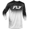 Crosströja Barn Rayce Sonar Vit Svart FLY RACING Ys – miniatyr 1