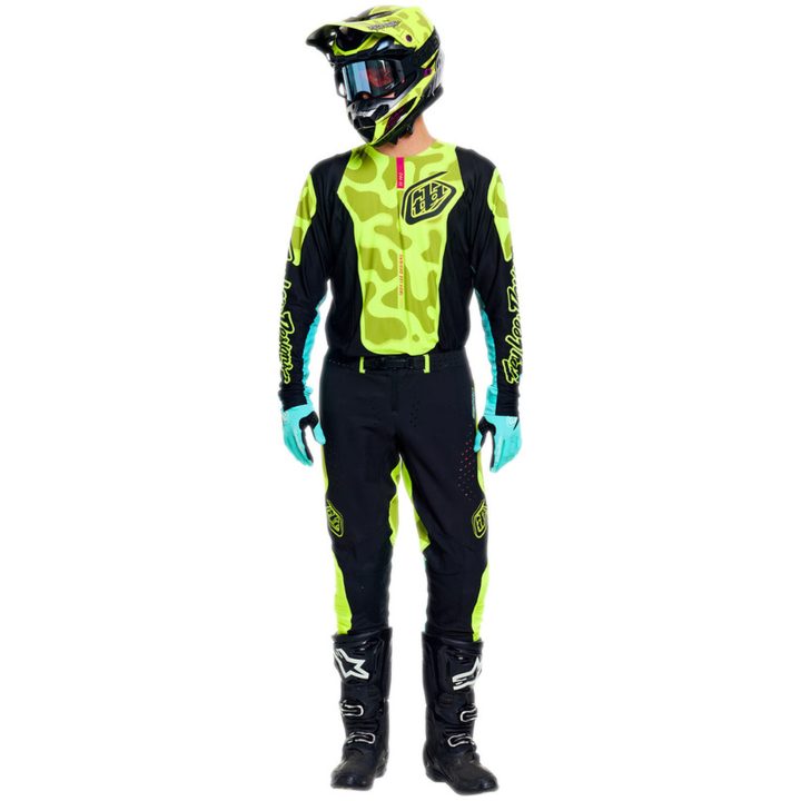 Crosströja Barn SE Pro Myth Neongul Svart TROY LEE DESIGNS M – bild 4