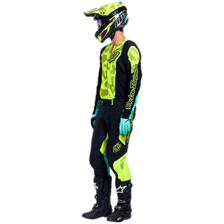 Crosströja Barn SE Pro Myth Neongul Svart TROY LEE DESIGNS M – bild 5