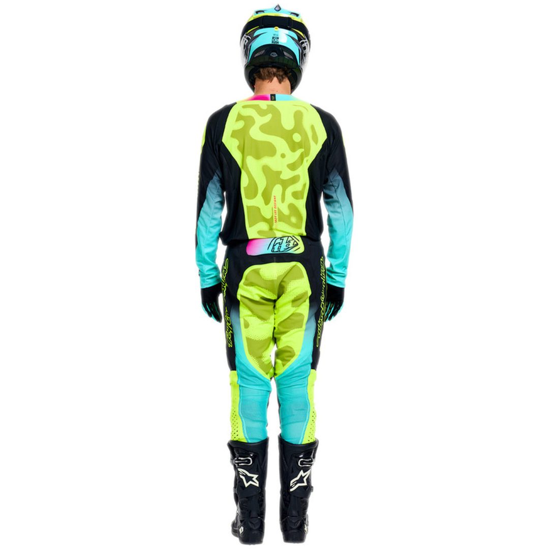 Crosströja Barn SE Pro Myth Neongul Svart TROY LEE DESIGNS M – bild 6