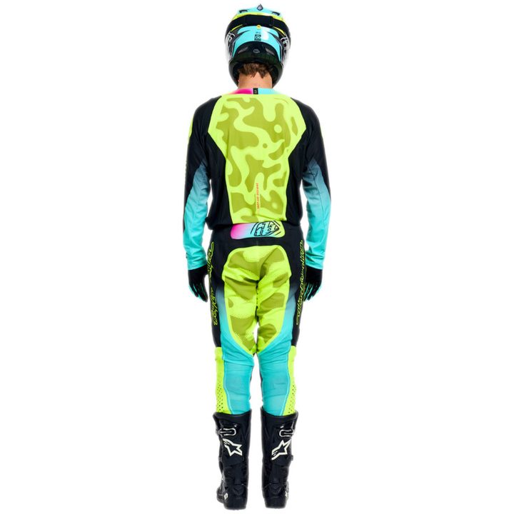 Crosströja Barn SE Pro Myth Neongul Svart TROY LEE DESIGNS M – bild 6