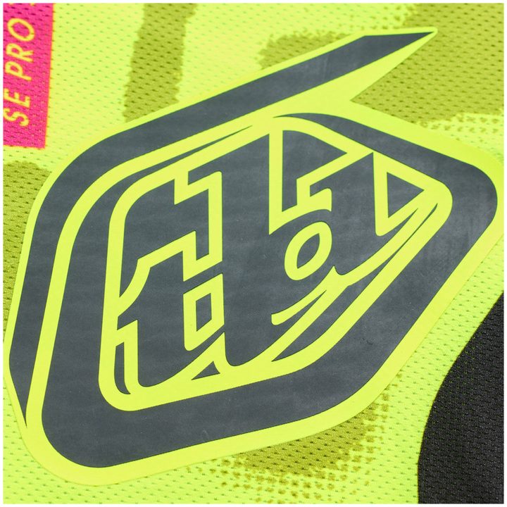 Crosströja Barn SE Pro Myth Neongul Svart TROY LEE DESIGNS M – bild 7