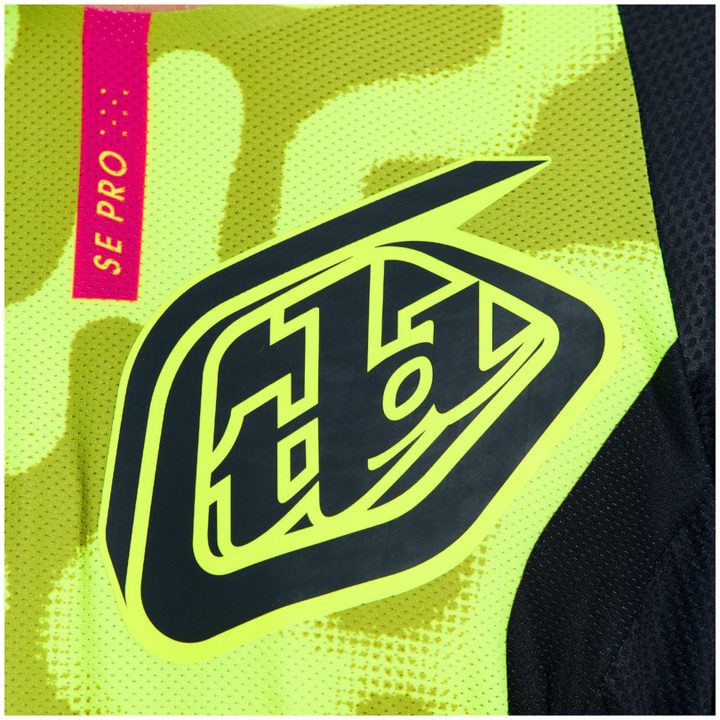 Crosströja Barn SE Pro Myth Neongul Svart TROY LEE DESIGNS M – bild 8