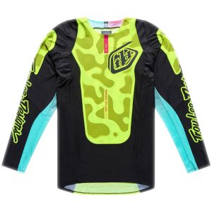 Crosströja Barn SE Pro Myth Neongul Svart TROY LEE DESIGNS