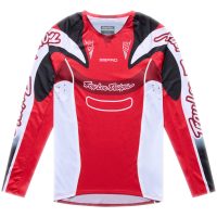 Crosströja Barn SE Pro Salvo Röd Vit TROY LEE DESIGNS