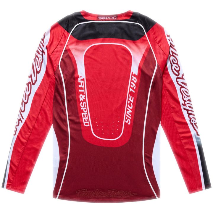 Crosströja Barn SE Pro Salvo Röd Vit TROY LEE DESIGNS yxs – bild 3