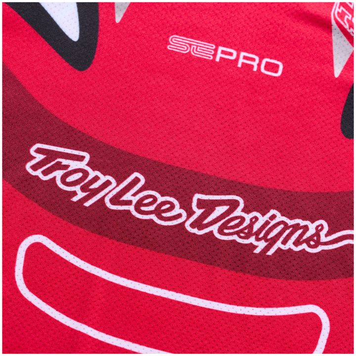 Crosströja Barn SE Pro Salvo Röd Vit TROY LEE DESIGNS yxs – bild 9
