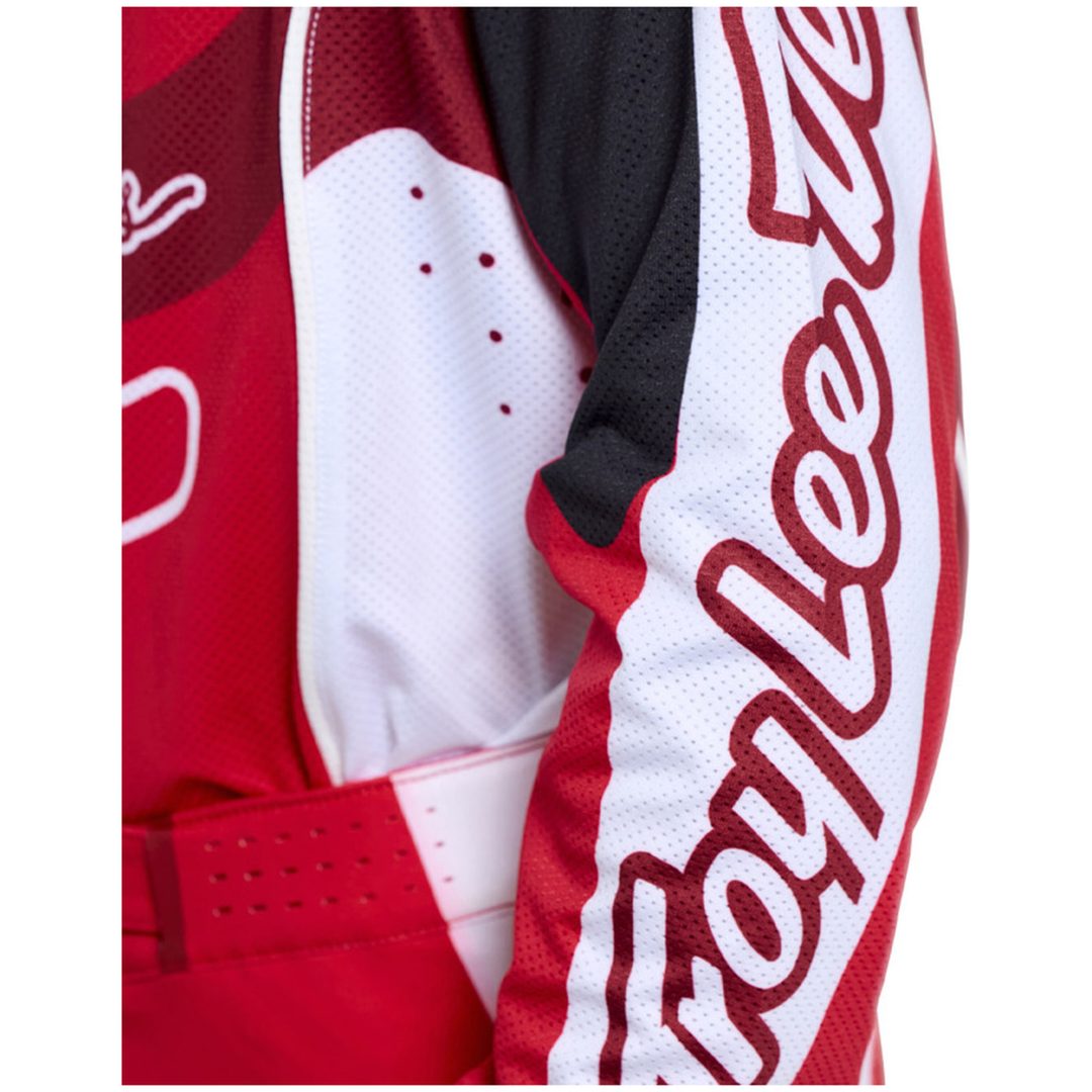 Crosströja Barn SE Pro Salvo Röd Vit TROY LEE DESIGNS yxs – bild 10
