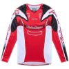 Crosströja Barn SE Pro Salvo Röd Vit TROY LEE DESIGNS yxs – miniatyr 1