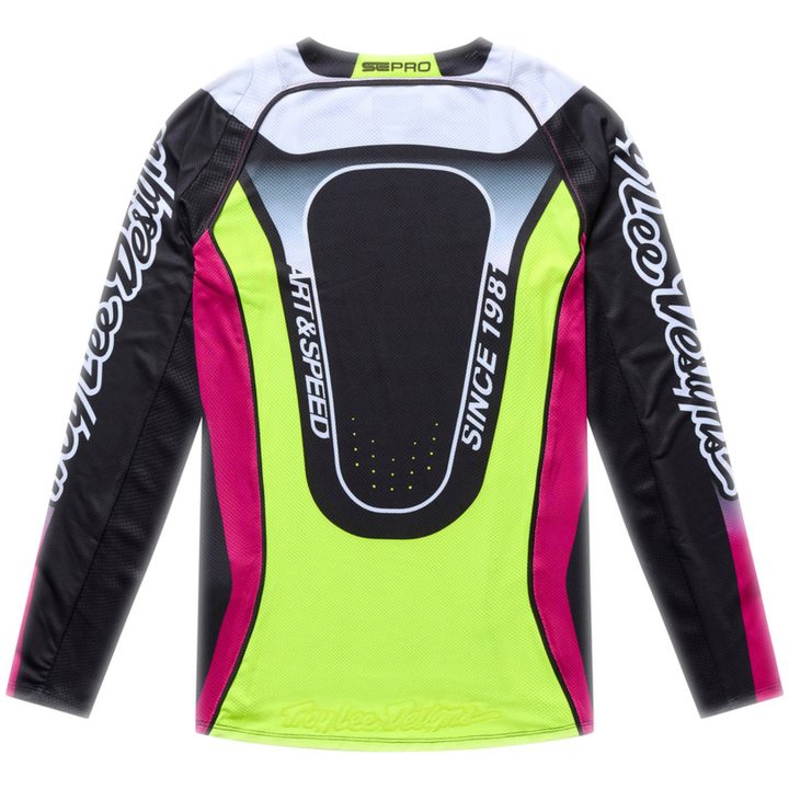 Crosströja Barn SE Pro Salvo Svart Vit TROY LEE DESIGNS ym – bild 3