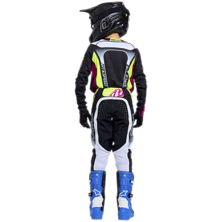 Crosströja Barn SE Pro Salvo Svart Vit TROY LEE DESIGNS ym – bild 6