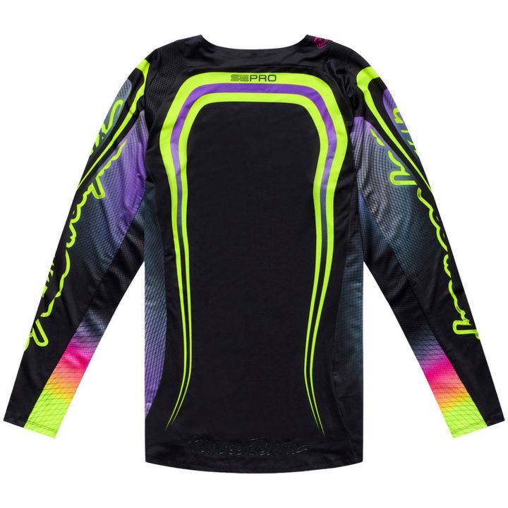 Crosströja Barn SE Pro Wander Svart Lila Gul TROY LEE DESIGNS s – bild 2