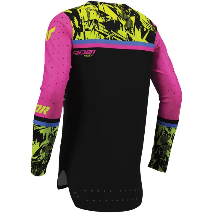 Crosströja Barn Sportmode Punkd Svart Rosa THOR s – bild 2