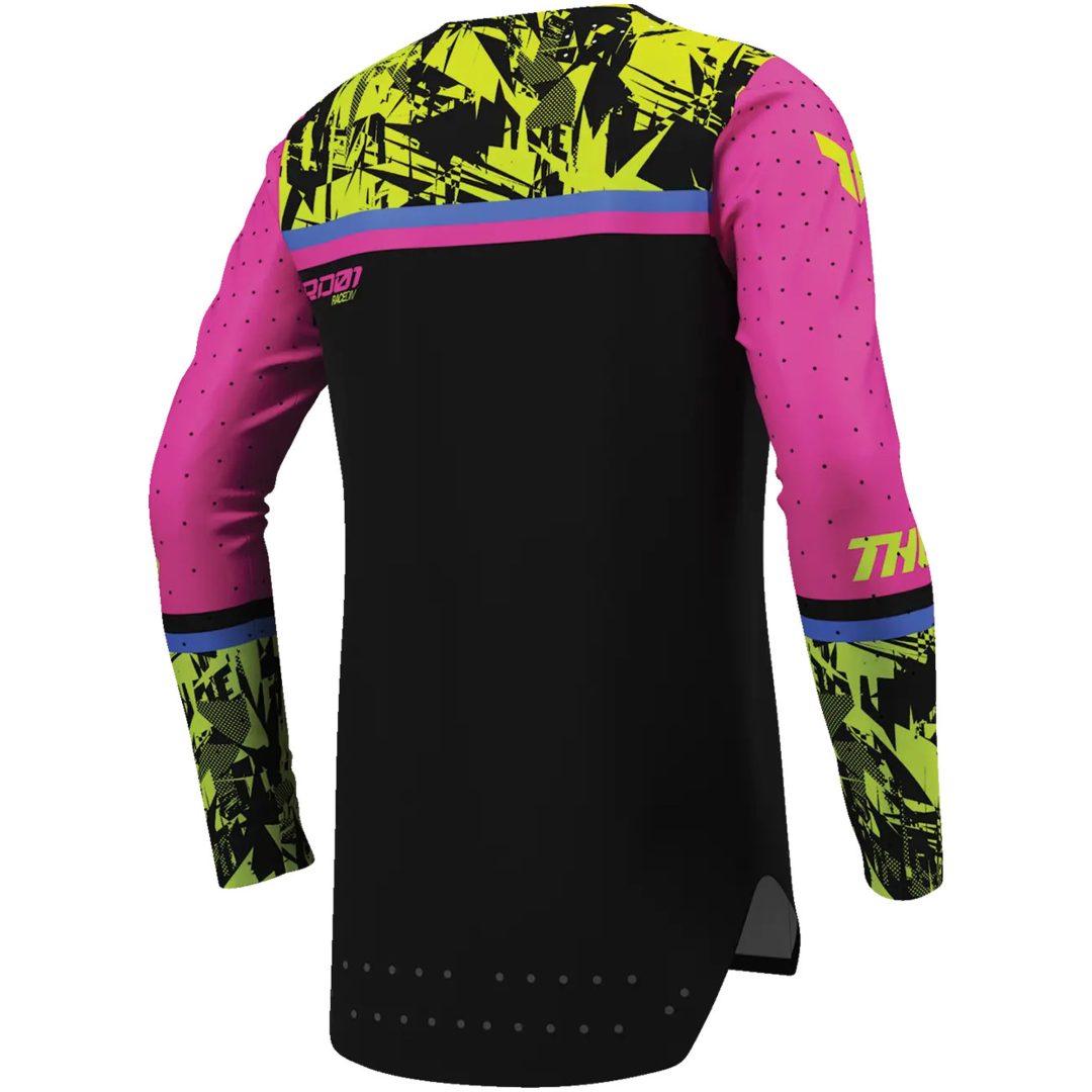 Crosströja Barn Sportmode Punkd Svart Rosa THOR s – bild 3