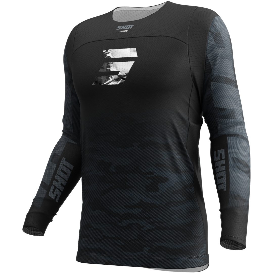 Crosströja Contact Tactic Silver Svart Shot s
