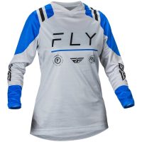 Crosströja Dam F-16 Grå/blå FLY RACING