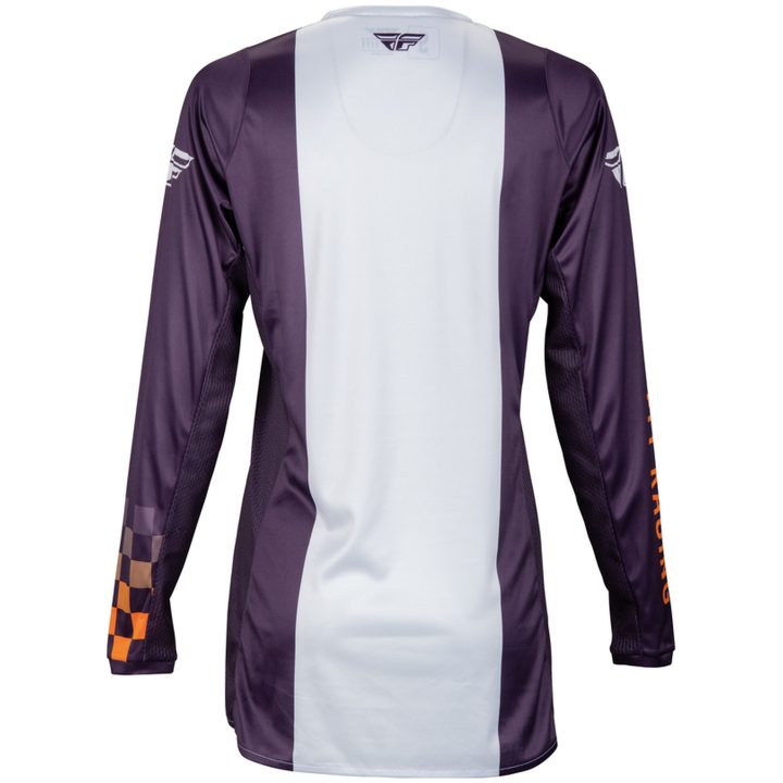 Crosströja Dam Lite Djuplila/vit/neonkorall FLY RACING M – bild 2