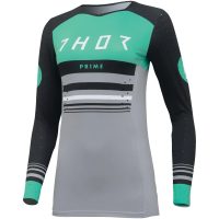 Crosströja Dam Prime Blaz Svart Grå/Svart/Turkos THOR