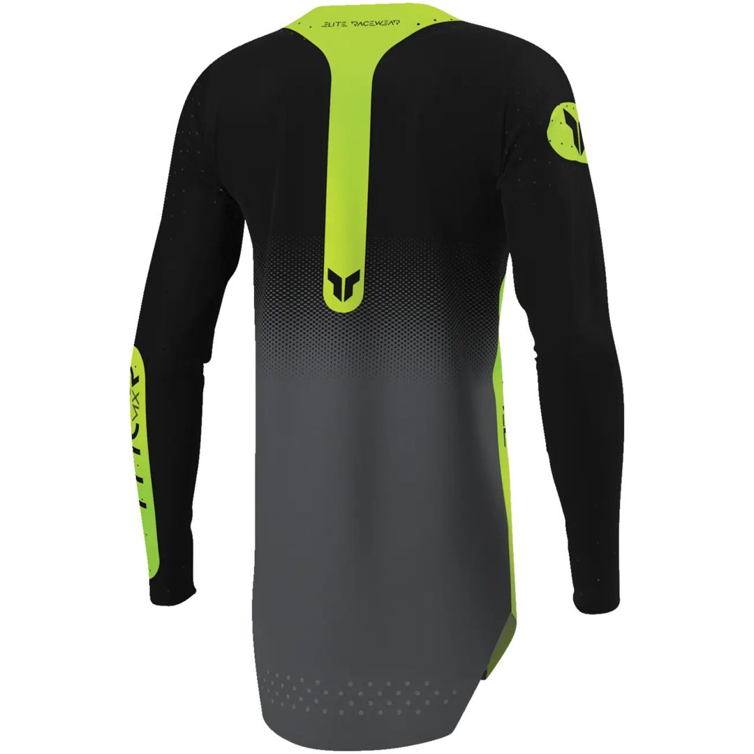 Crosströja Dam Sportmode Merge Svart Grå Gul THOR XS – bild 3