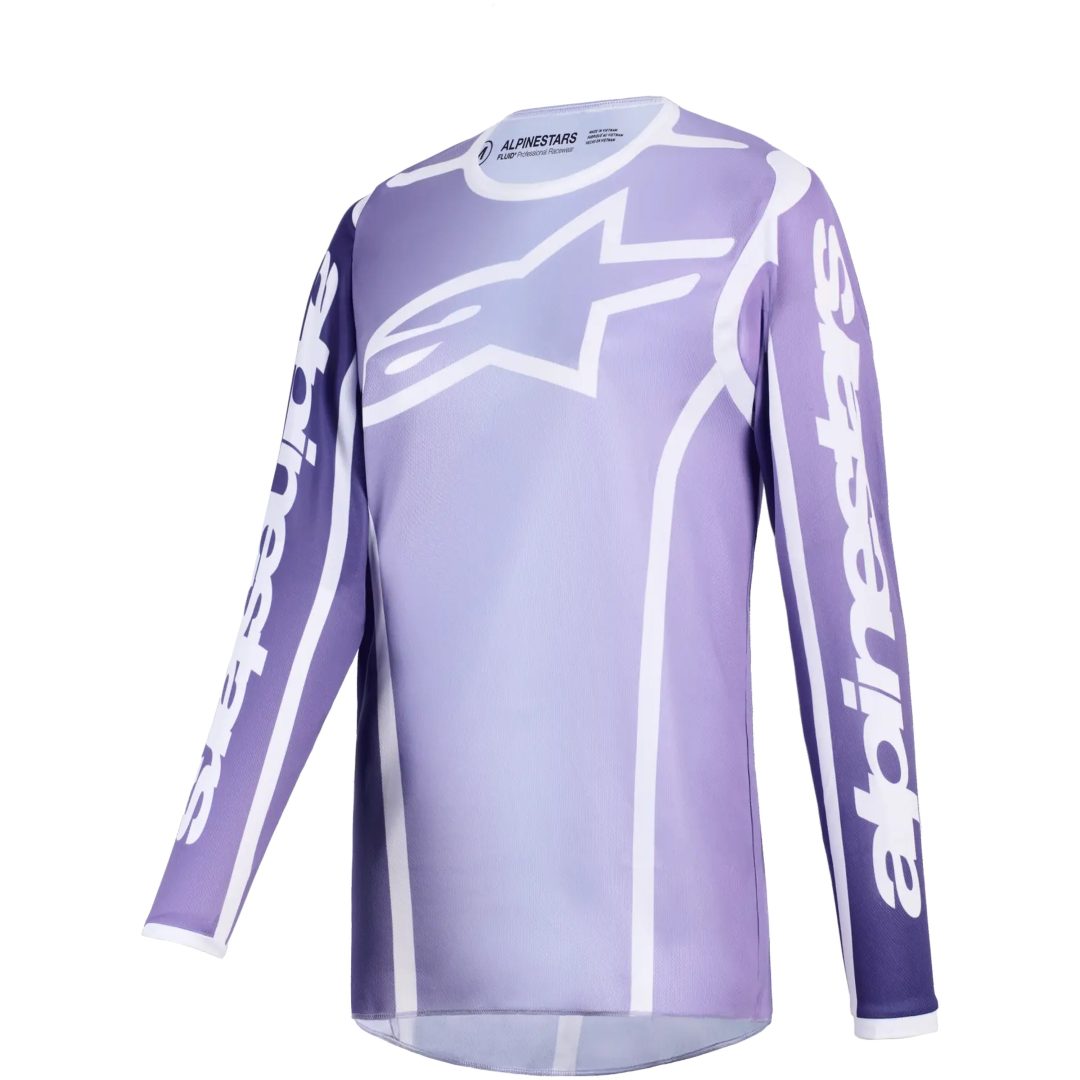 Crosströja Dam Stella Fluid Apex Lila Vit ALPINESTARS(MX) M