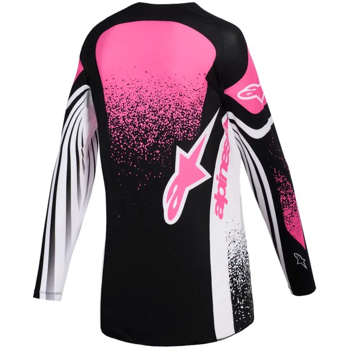 Crosströja Dam Stella Techstar Nomur Svart Rosa Vit ALPINESTARS(MX) L – bild 2