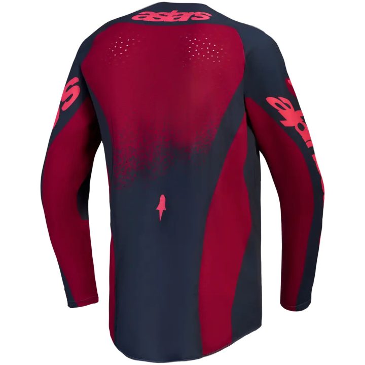 Crosströja Dam Stella Techstar Swan Röd Grå Alpinestars M – bild 2