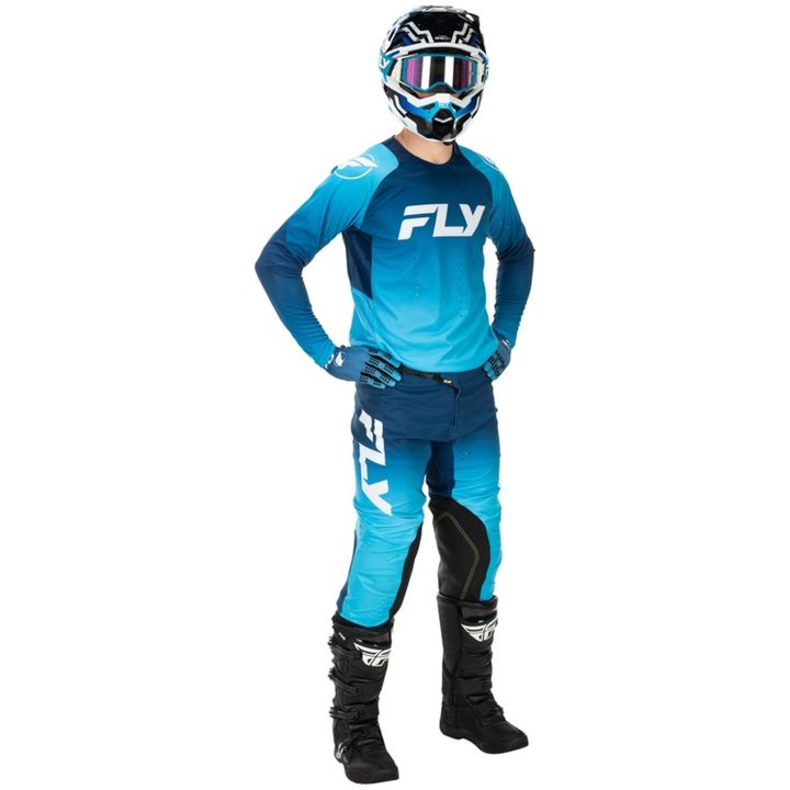 Crosströja Evolution DST Blå/Vit FLY RACING L – bild 4