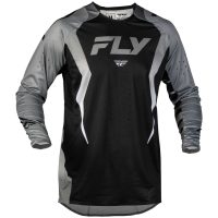 Crosströja Evolution DST Bolt Svart Grå FLY RACING