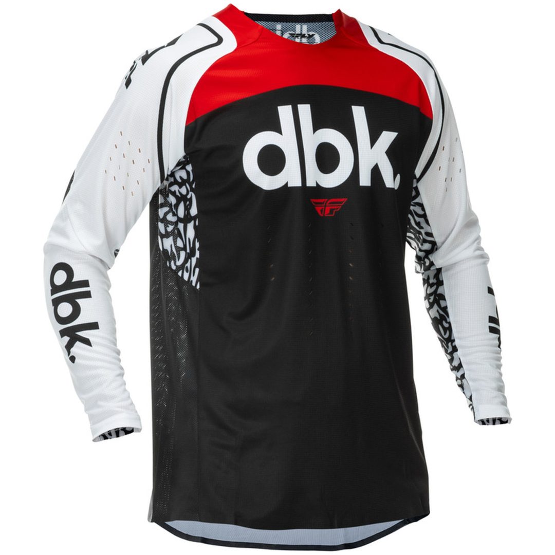 Crosströja Evolution DST DBK Special Edition Svart/Vit/Röd FLY RACING s