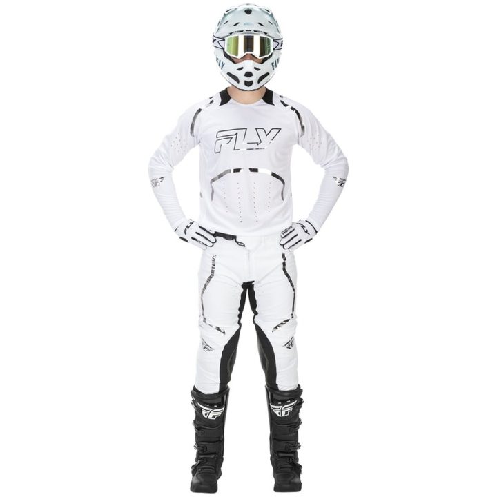 Crosströja Evolution DST Flash L.E. Vit/Silver FLY RACING L – bild 3